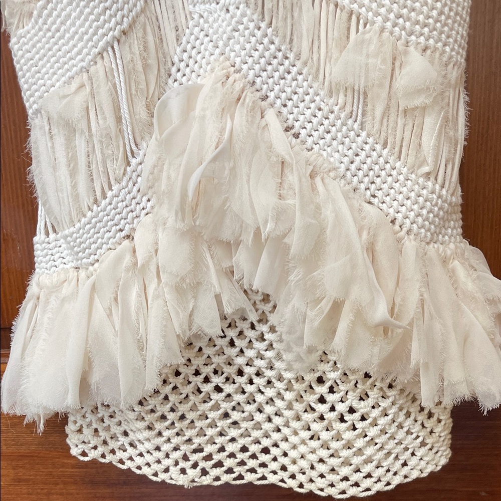 Ohne Titel Cream Macramé Mini Dress - Picture 5 of 10
